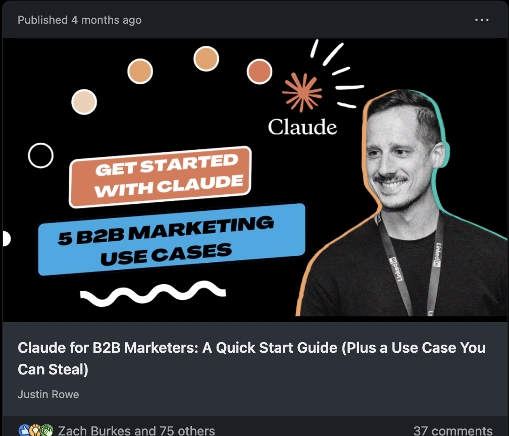 Newsletter edition: Claude for B2B marketers, a quick-start guide