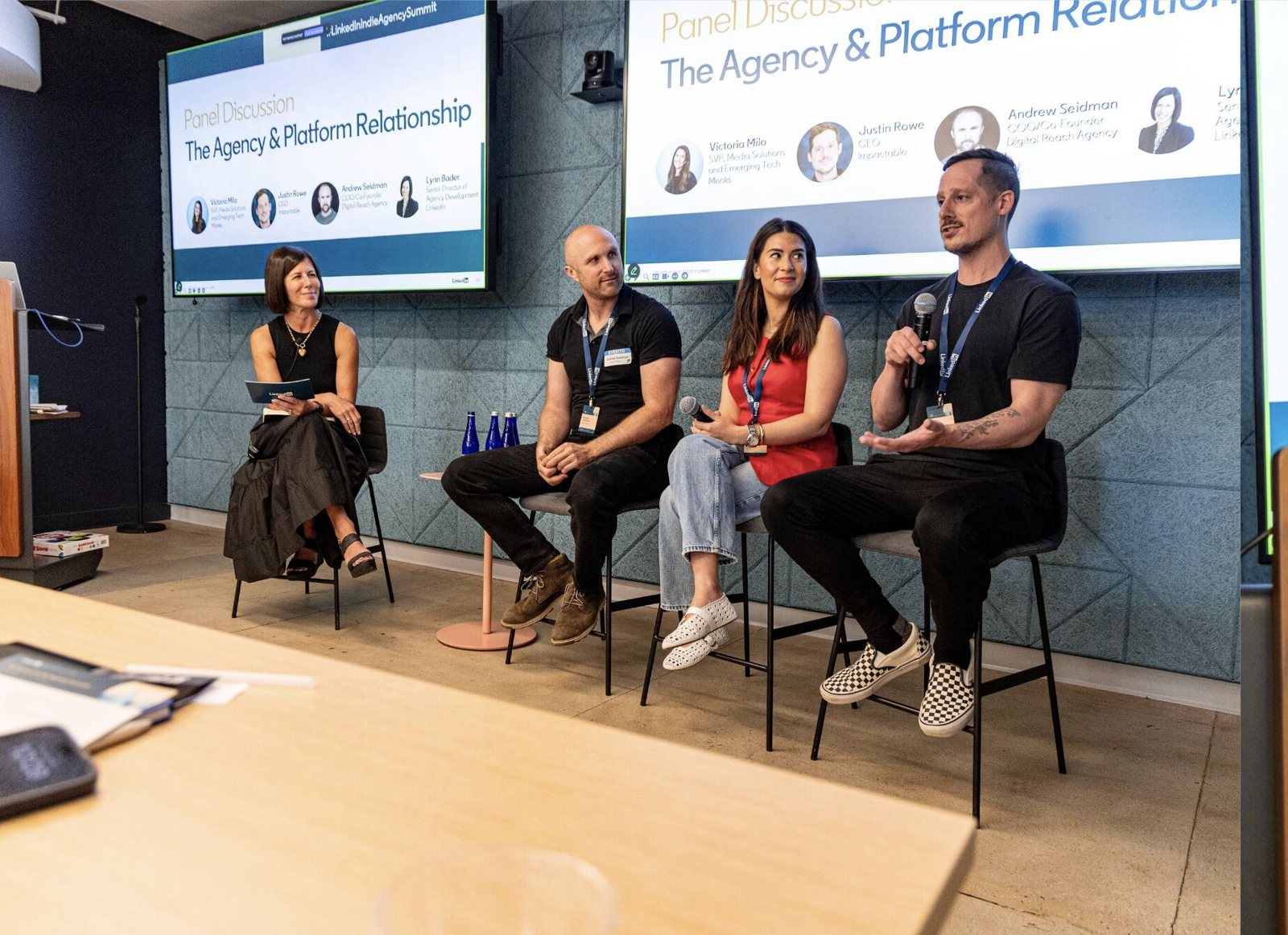 Impactable on the Agency and Platform Relationship panel at a LinkedIn Independent Agency Summit