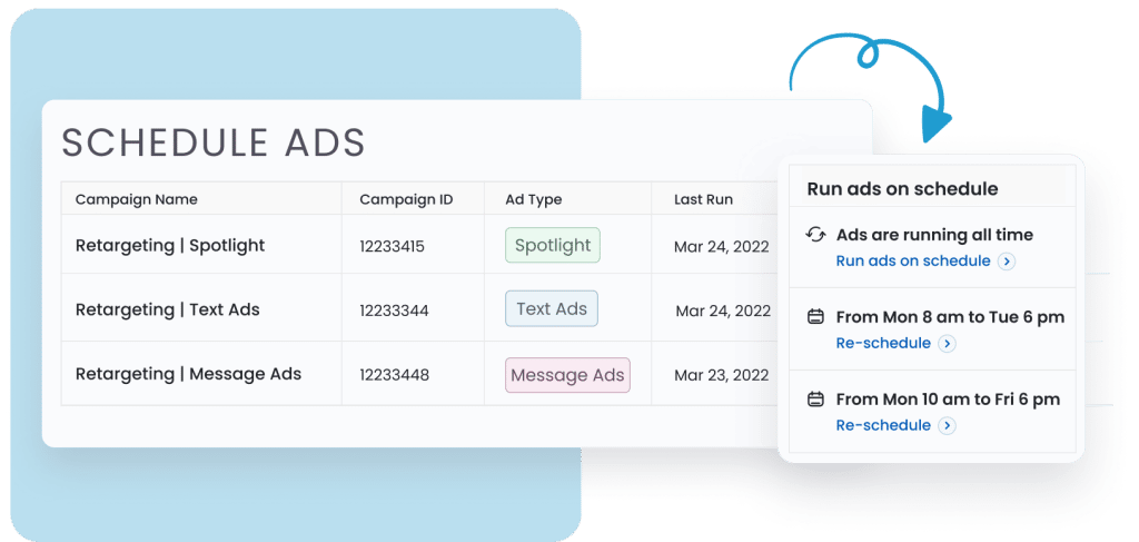 Linkedin Ad Scheduling Tool by Impactable - A Linkedin Ads Agency