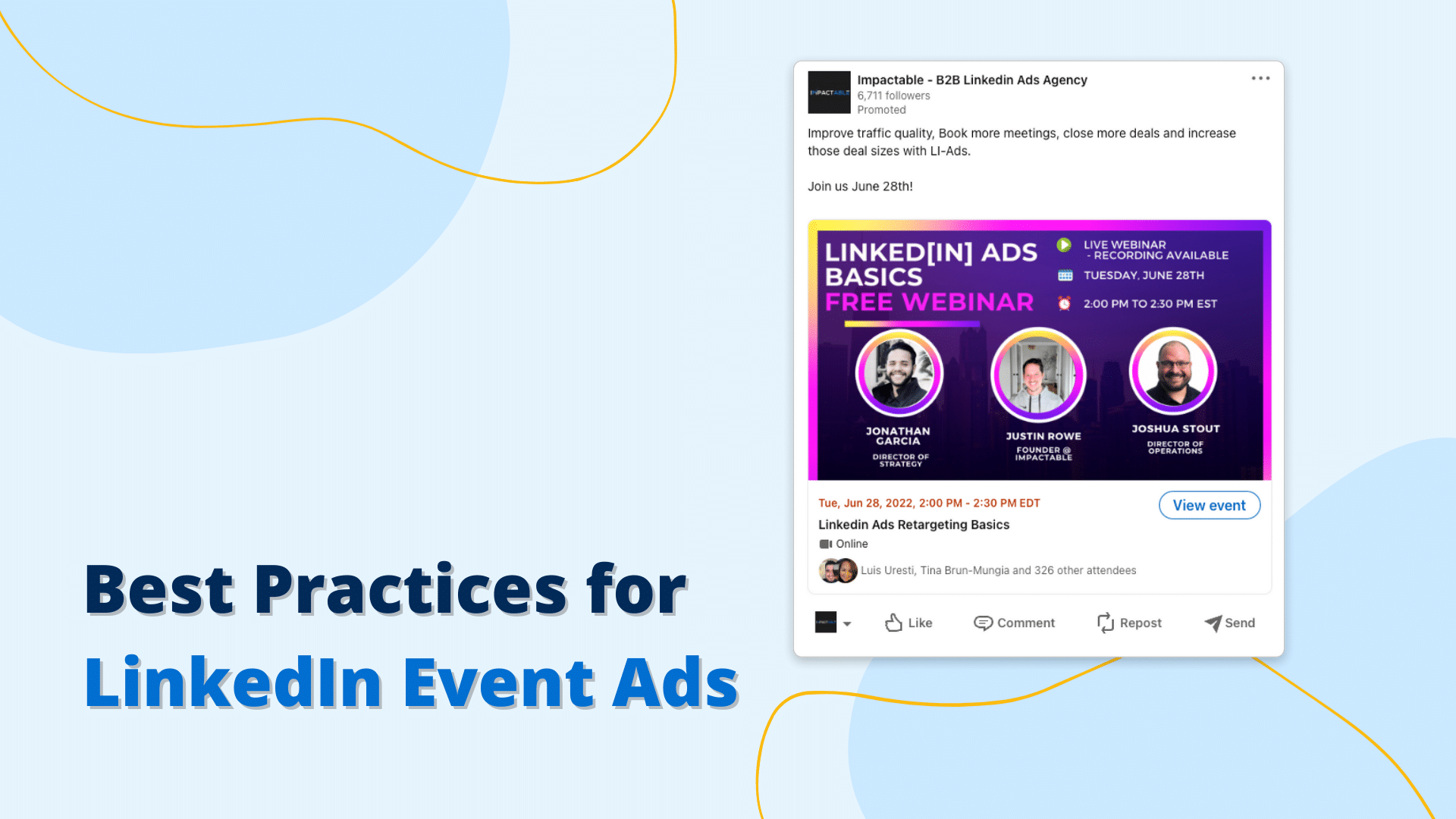 Best Practices for LinkedIn Event Ads
