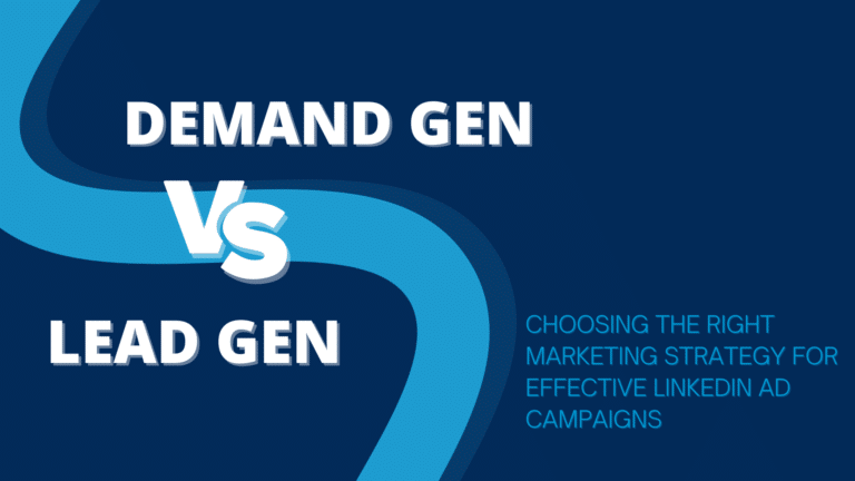 Demand Generation or Lead Generation