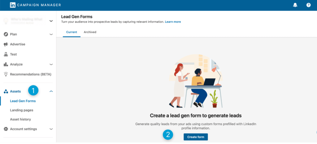 Create Lead Gen Form