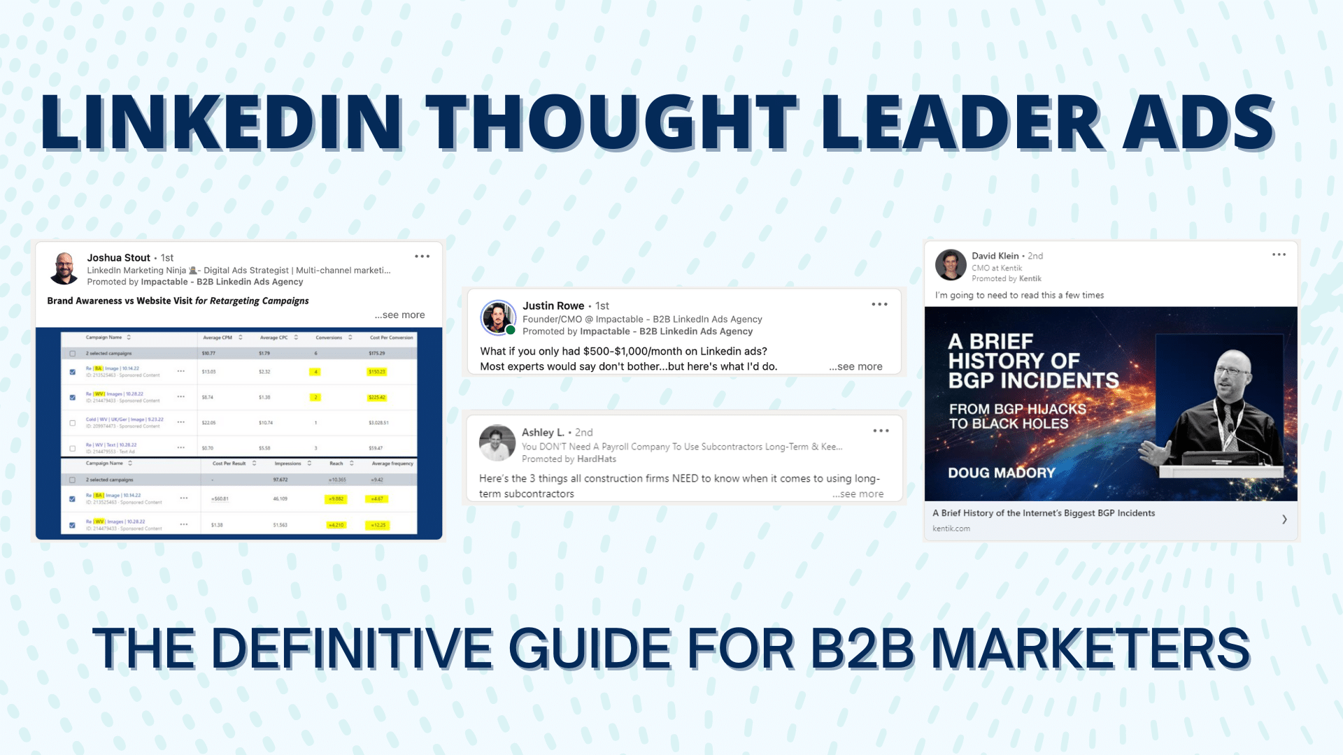 LinkedIn Thought Leader Ads