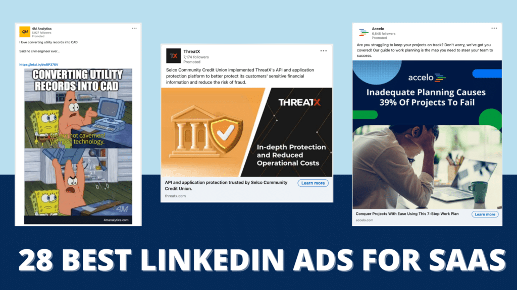 Best LinkedIn Ads for SAAS