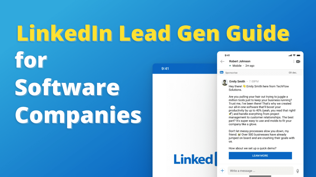 LinkedIn Lead Gen for Software Companies