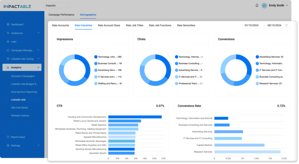 LinkedIn ads demographics