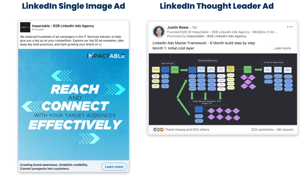 linkedin thought leader ads